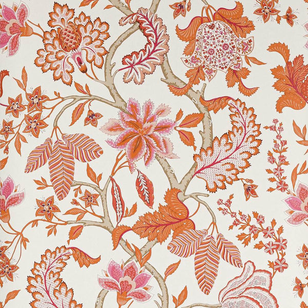 Bagatelle Wallpaper Orange | Manuel Canovas