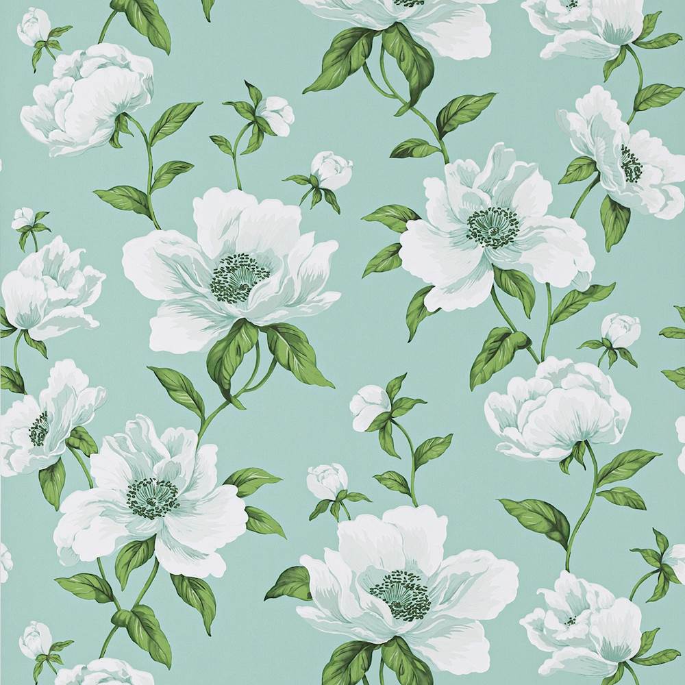 Bianca Wallpaper Green | Manuel Canovas