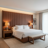 Aarden - Russet Clay Silicone Hybrid Upholstered Headboard | Architectural Fabrics