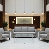Tweed Bay - Stone Upholstered Sofa | Architectural Fabrics