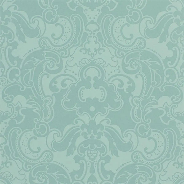 Arundale Damask Wedgewood Wallpaper | Designers Guild Europe