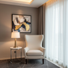 Turquoise Bay - Gesso Upholstered Chair | Architectural Fabrics