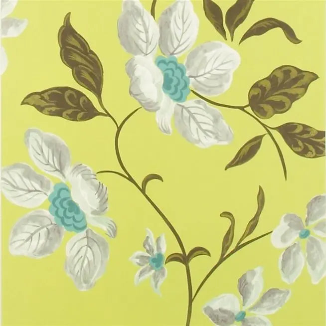 Angelique 04 Yellow Wallpaper | Designers Guild Europe