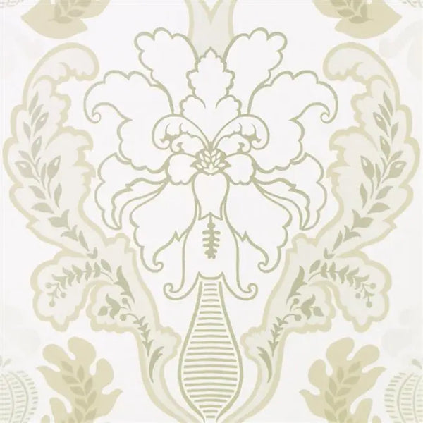 Giacosa Damask 01 Ivory Wallpaper | Designers Guild Europe