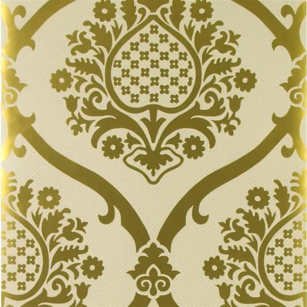 Rocaille i Roccoco Trellis 7 Gold Wallpaper | Designers Guild Europe