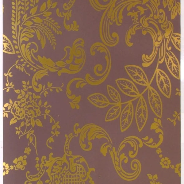 Marienlyst Scroll 11 Heather Purple Wallpaper | Designers Guild Europe