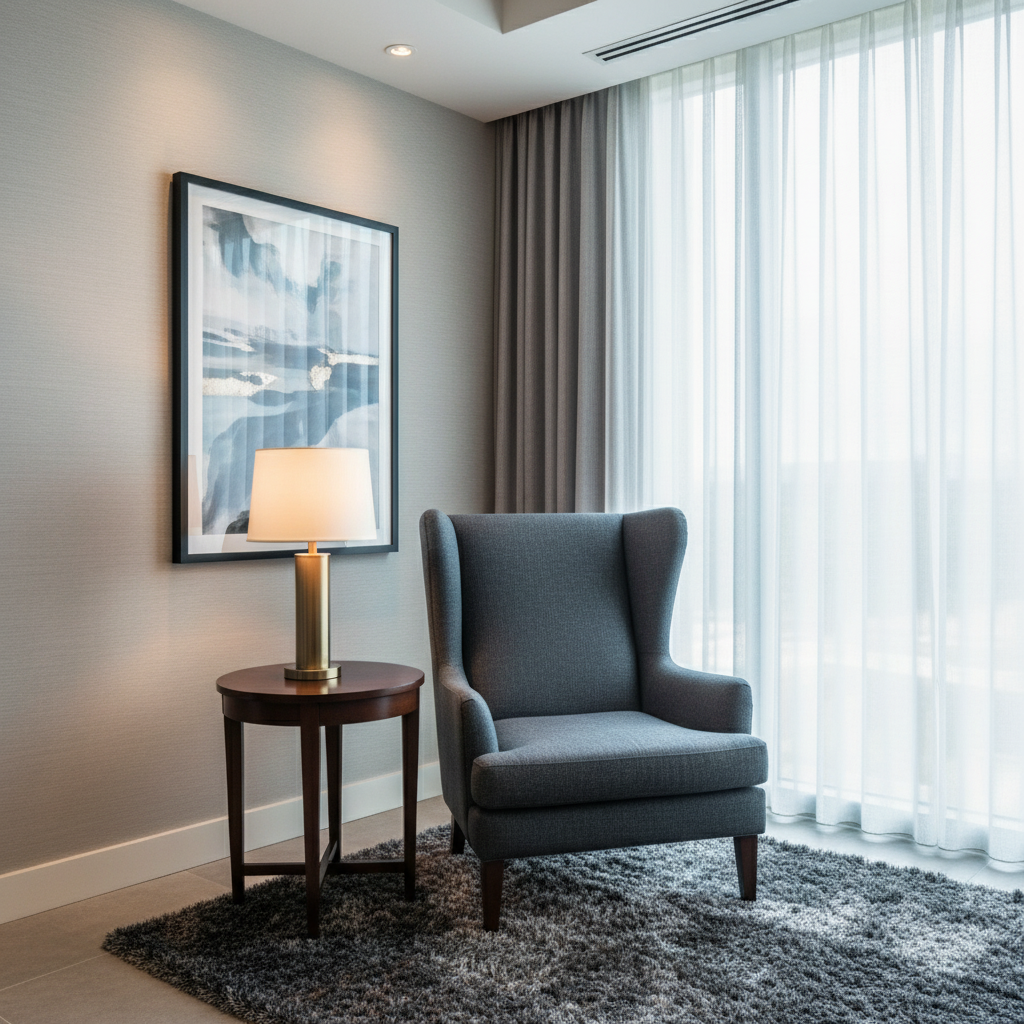 Quintana Bay - Indigo Upholstered Chair | Architectural Fabrics