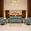 Nassau - Azure Upholstered Sofa | Architectural Fabrics
