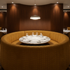 Waterfall Bay - Honeycomb Upholstered Banquette | Architectural Fabrics