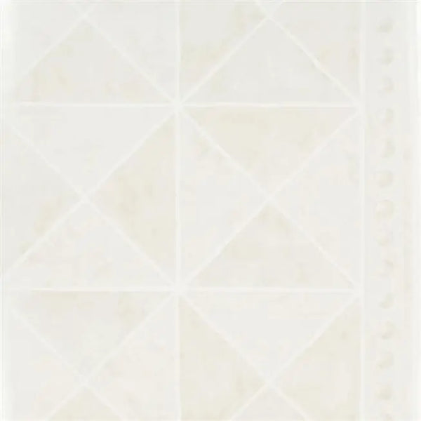 Dujardin Geometric Fresco 01 Pearl Wallpaper | Designers Guild Europe