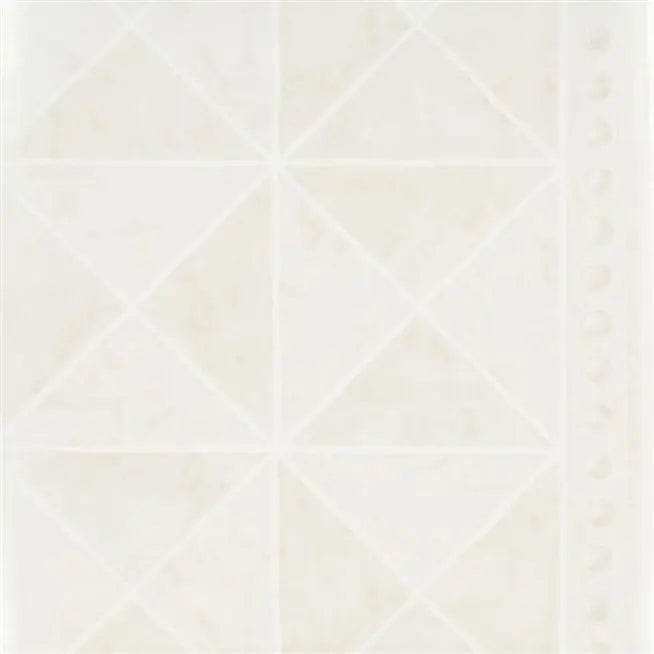 Dujardin Geometric Fresco 01 Pearl Wallpaper | Designers Guild Europe
