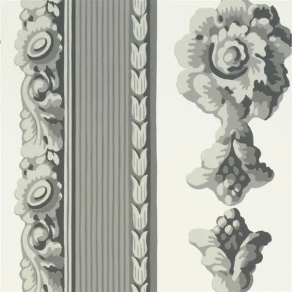 Palazzetto formal stripe 03 Charcoal | Designers Guild Europe
