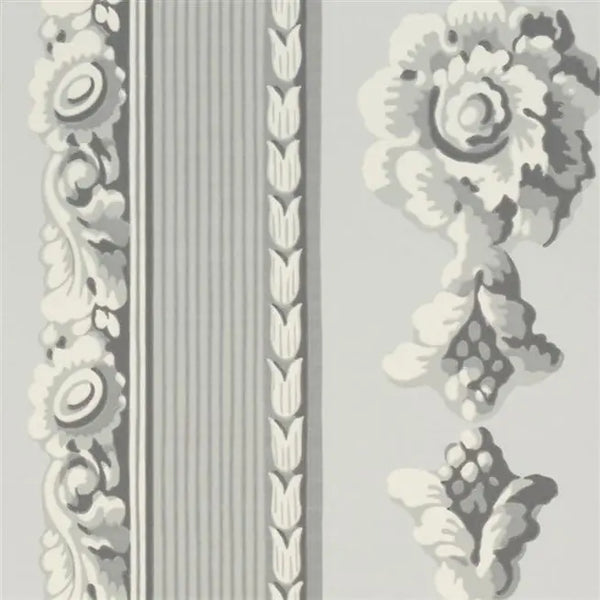 Palazzetto formal stripe  06 Cloud Wallpaper | Designers Guild Europe