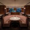 Turneffe - Blush Upholstered Banquette | Architectural Fabrics