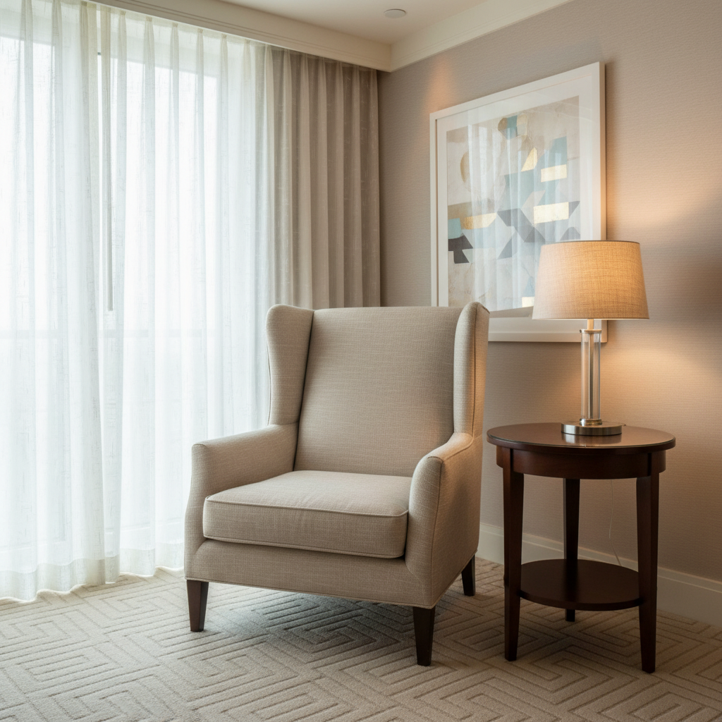 Tradewind Trace - Linen Upholstered Chair | Architectural Fabrics