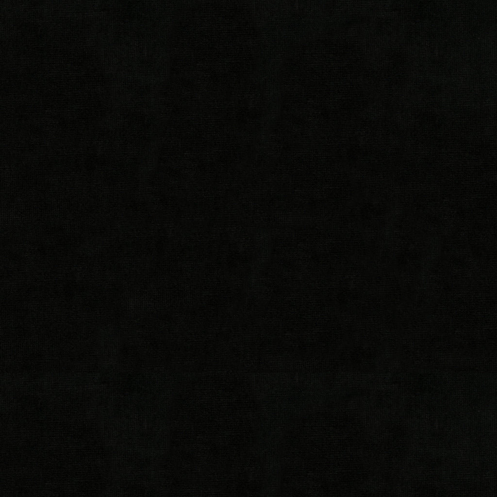 Charmant Velvet - Onyx Black By Brunschwig & Fils | Solid Texture Upholstery Velvet