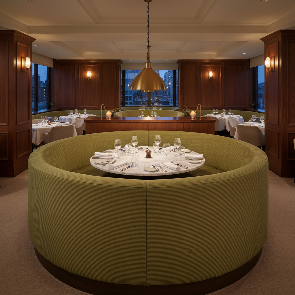 Storm Bay - Spring Upholstered Banquette | Architectural Fabrics