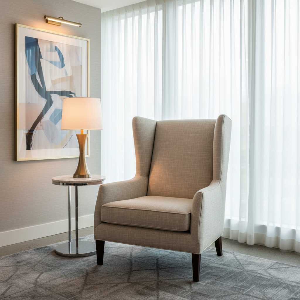 Adagio - Adagio Blackout Fabric Upholstered Chair | Architectural Fabrics