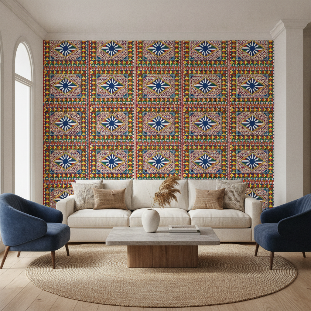 Custom Mural room setting