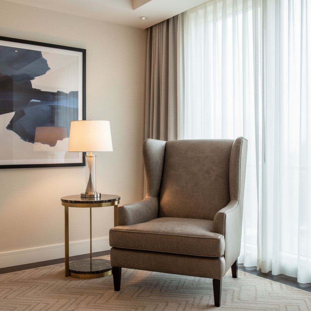 Runaway Bay - Fudge Upholstered Chair | Architectural Fabrics