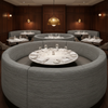 Tumble Reef - Flint Upholstered Banquette | Architectural Fabrics