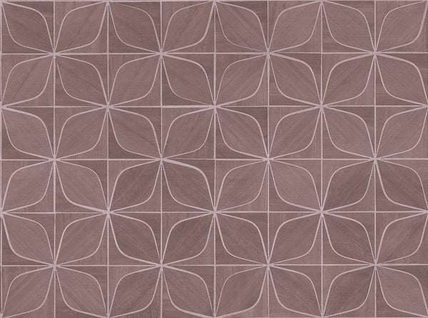 Oyster Bay-Smoke Wood Veneer Wallcovering | Phillipe Romano