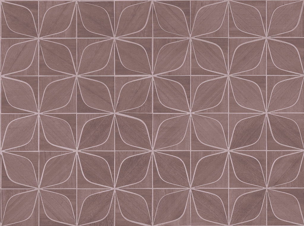 Oyster Bay-Smoke Wood Veneer Wallcovering | Phillipe Romano — WOOD-500800