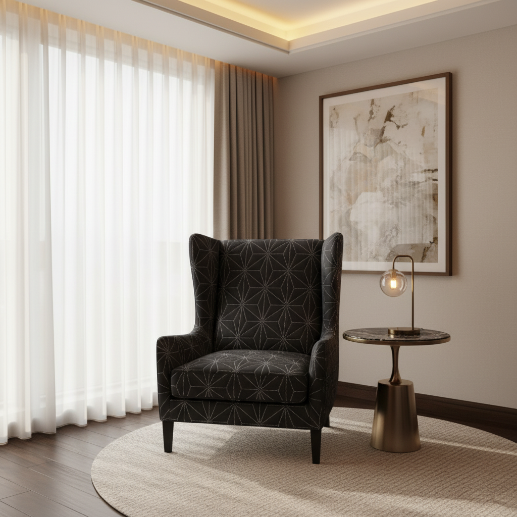 Axis - Axis Etched Polyurethane Upholstered Chair | Architectural Fabrics