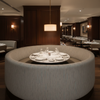 Stitchwork Bay - Argent Upholstered Banquette | Architectural Fabrics