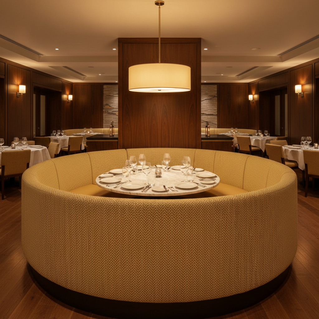 Rum Punch - Marsala Upholstered Banquette | Architectural Fabrics