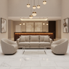 Rainbow Reef - Pebble Upholstered Sofa | Architectural Fabrics