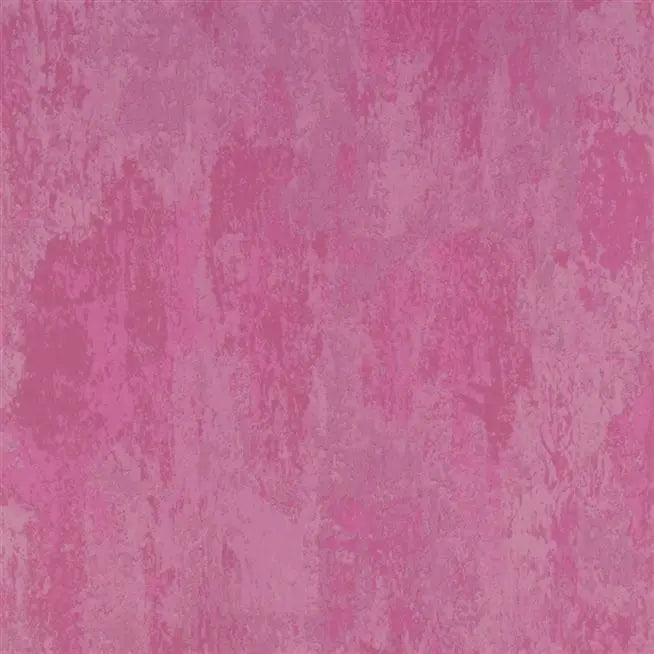 Ajanta Plaster 17 Plum Pink Wallpaper | Designers Guild Europe