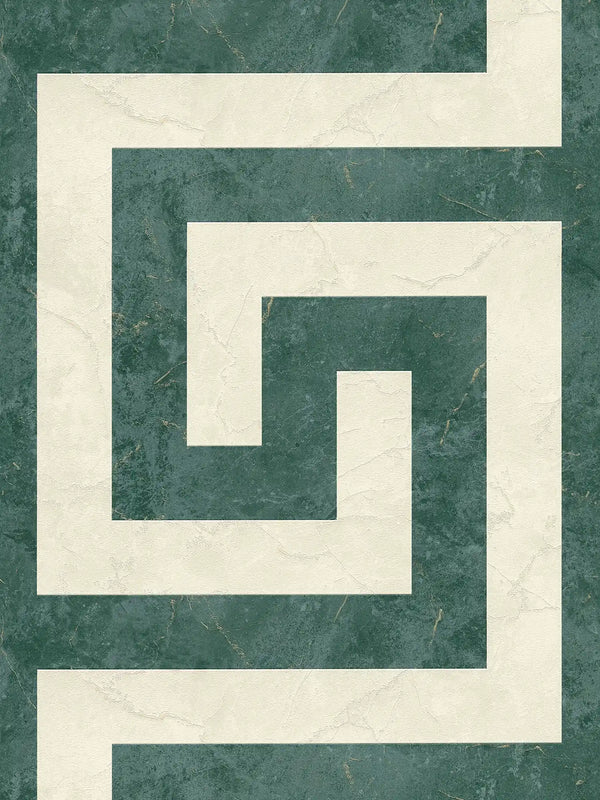 Greek Green Cream Wallcovering | Versace
