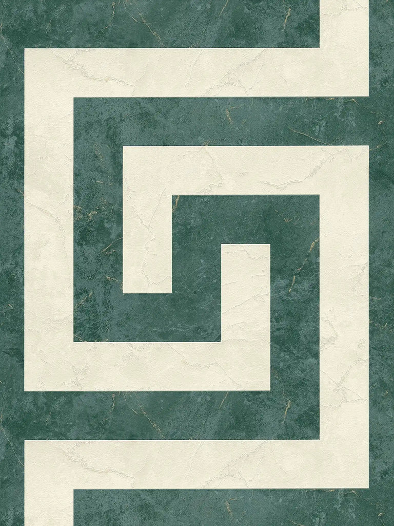 Greek Green Cream Versace Wallcovering