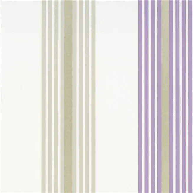 Pembroke Stripe 16 Lavendar Wallpaper | Designers Guild Europe