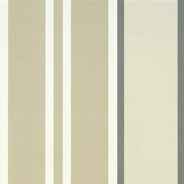 Oxbridge Stripe 02 Driftwood Wallpaper | Designers Guild Europe
