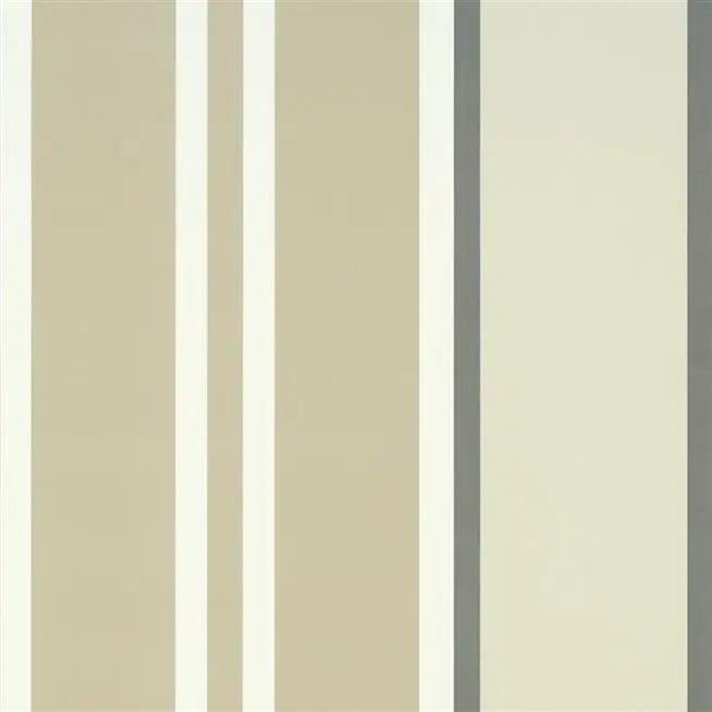 Oxbridge Stripe 02 Driftwood Wallpaper | Designers Guild Europe