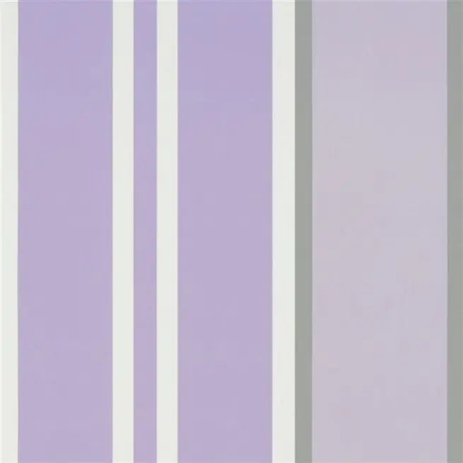 Oxbridge Stripe 10 Lavendar Wallpaper | Designers Guild Europe