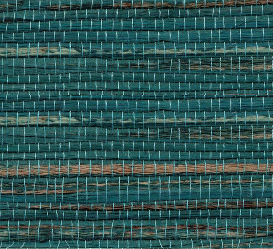 Block Island-Crystal Teal Hemp Wallcovering | Phillipe Romano — HEMP-500020