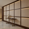 Woven Chevron Texture Natural Linen Upholstered Wall Panel | Architectural Fabrics
