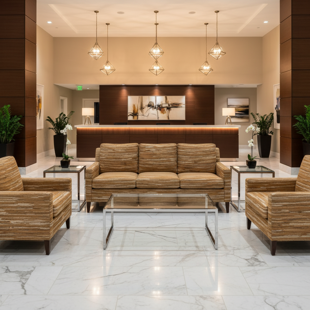 Pigeon Island - Autumn Upholstered Sofa | Architectural Fabrics