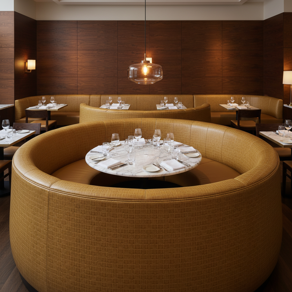 Berretta - Berretta Performance Vinyl Upholstered Banquette | Architectural Fabrics