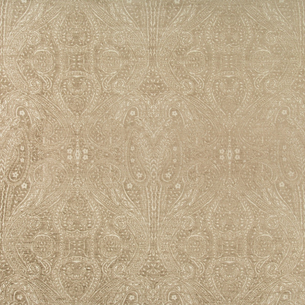Bombay - Pearl White By Brunschwig & Fils | Volume 56 | Geometric Wallcovering Print