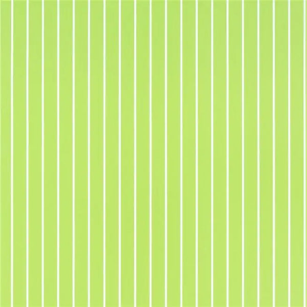 Sundae Pin Stripe 06 Apple Green Wallpaper | Designers Guild Europe