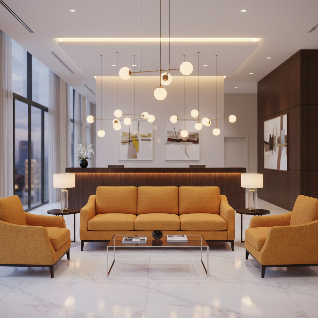 Luxury Cay - Citrine Upholstered Sofa | Architectural Fabrics