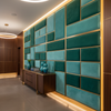 Ultrasuede  Opalene  Green, Blue, Aqua Upholstered Wall Panel | Ultrasuede Upholstery