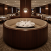 Rattan Bay - Hemp Upholstered Banquette | Architectural Fabrics