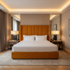 Thatch Cay - Saffron Upholstered Headboard | Architectural Fabrics