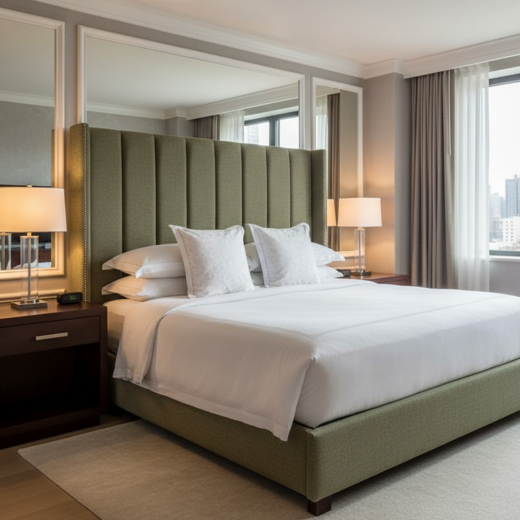 Rincon - Herb Upholstered Headboard | Architectural Fabrics