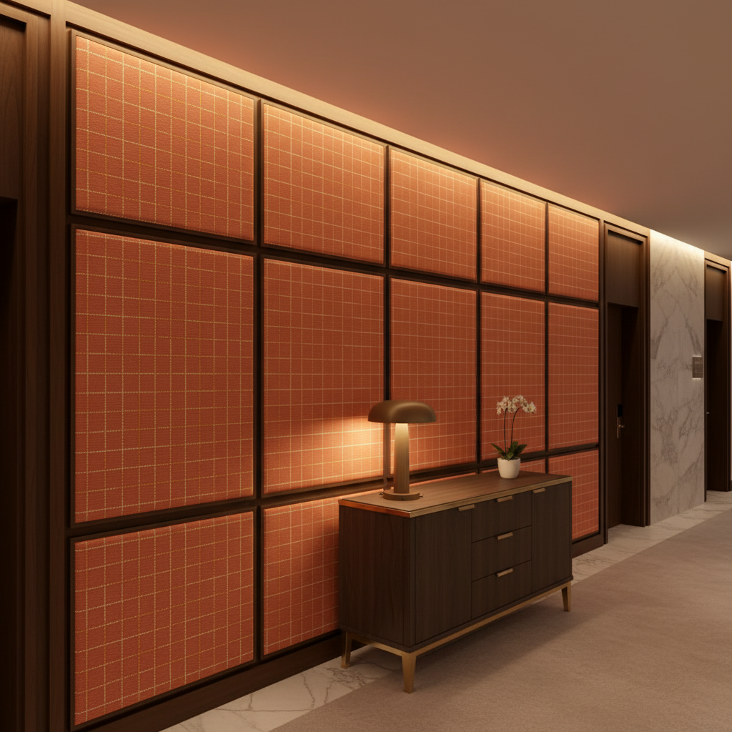 West End - Tart Upholstered Wall Panel | Architectural Fabrics